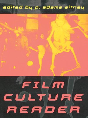 cover image of Film Culture Reader